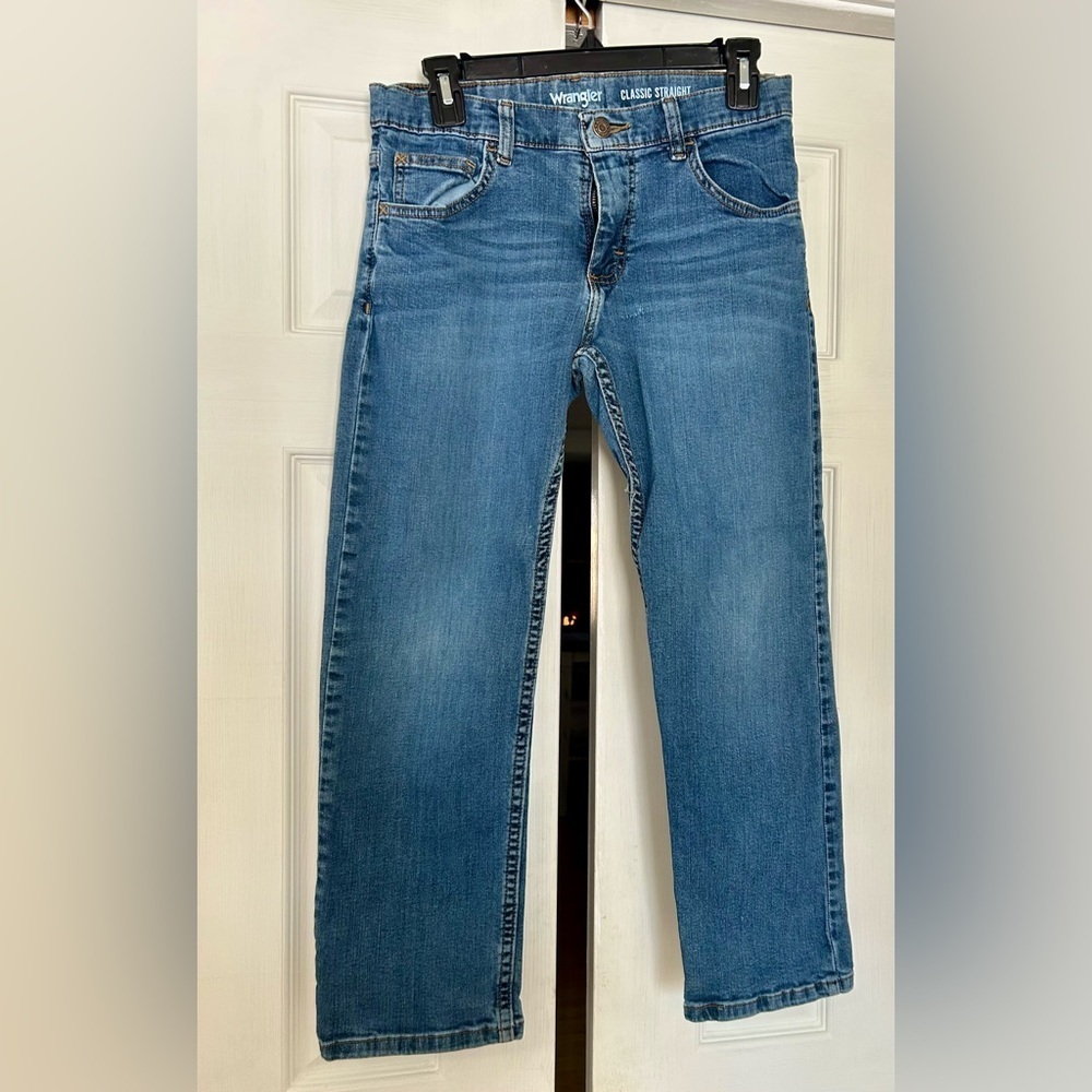 Wrangler Jeans classic straight boys size 12 husky pants